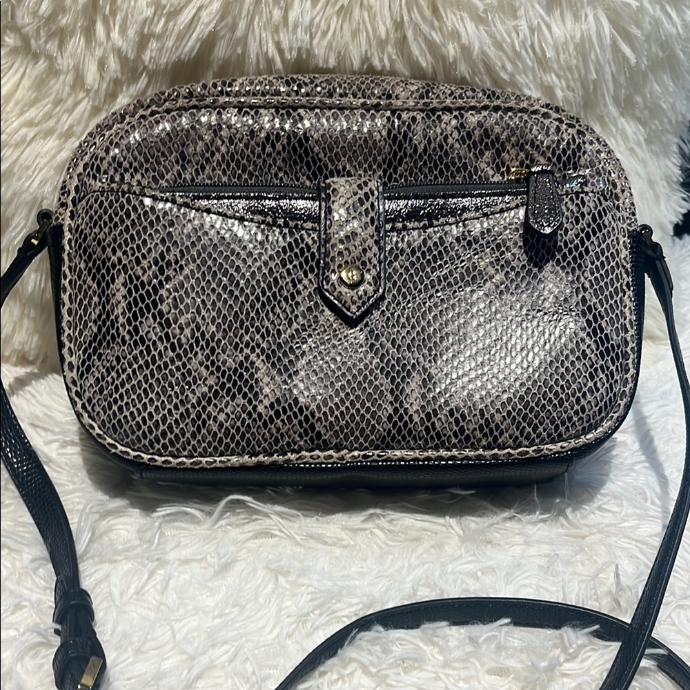 G.I.L.I snakeskin print crossbody bag